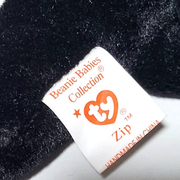 Ty Beanie Baby Cats Lot of 3 NWT Flip 1993 Zip 1993 Velvet 1995 RETIRED - Picture 6 of 7